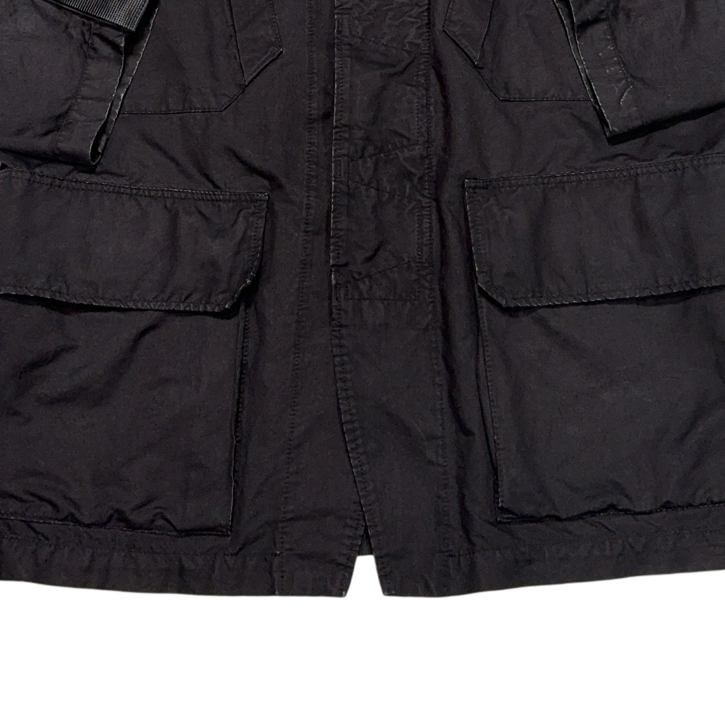 Stone Island Centre Patch Black Jacket