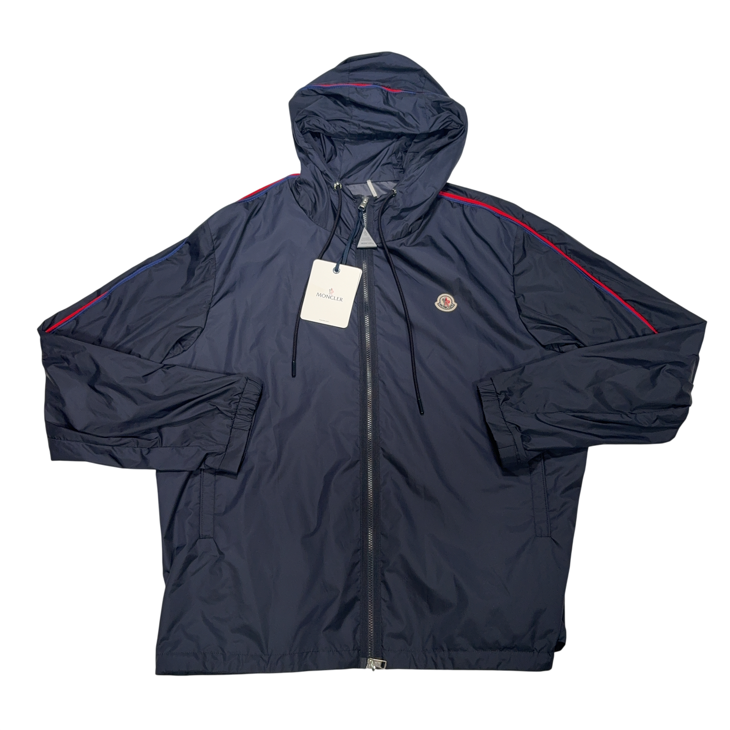 Moncler Hattab Giubbotto Navy Hooded Jacket
