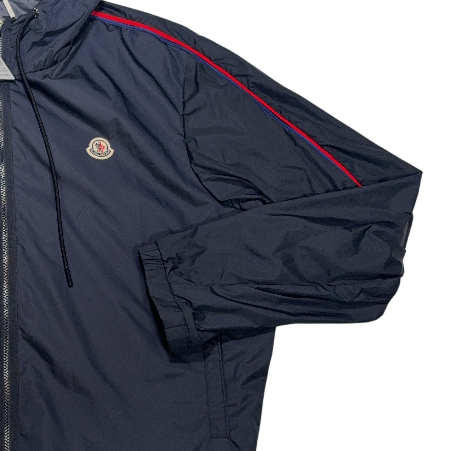 Moncler Hattab Giubbotto Navy Hooded Jacket
