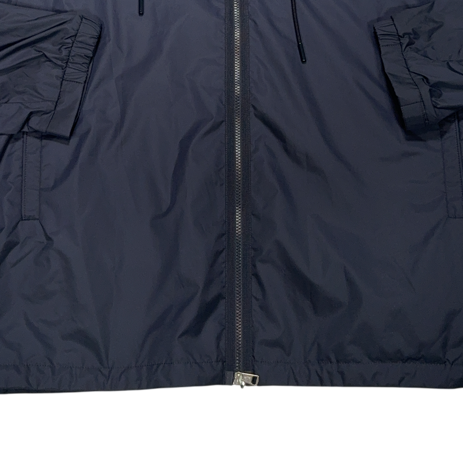 Moncler Hattab Giubbotto Navy Hooded Jacket