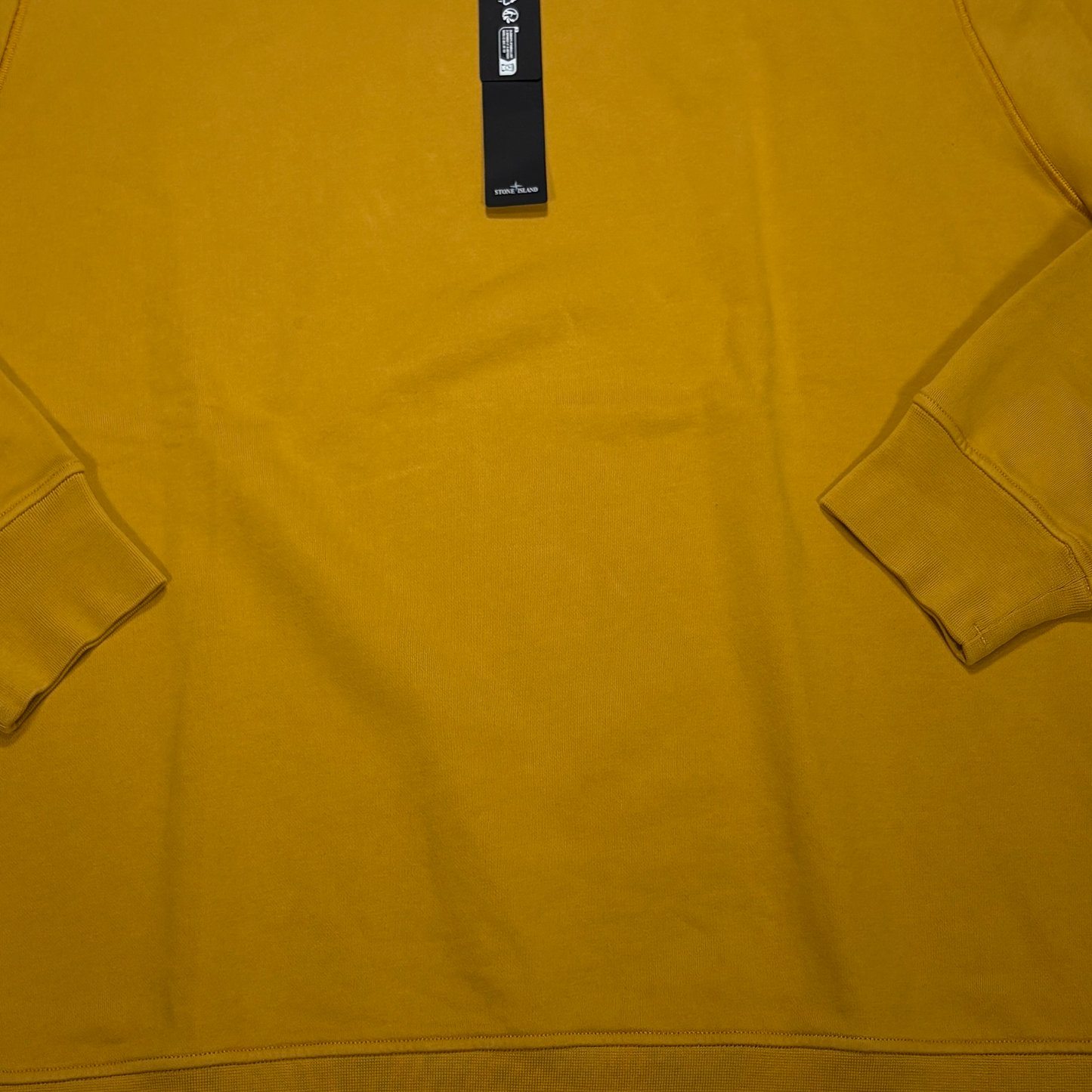Stone Island Yellow Compass Patch Jumper