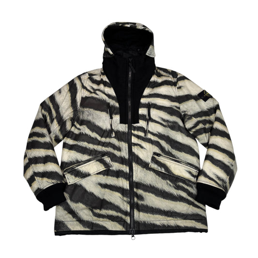 Stone Island White Tiger Camo 50 Fili with Primaloft Insulation Technology Jacket