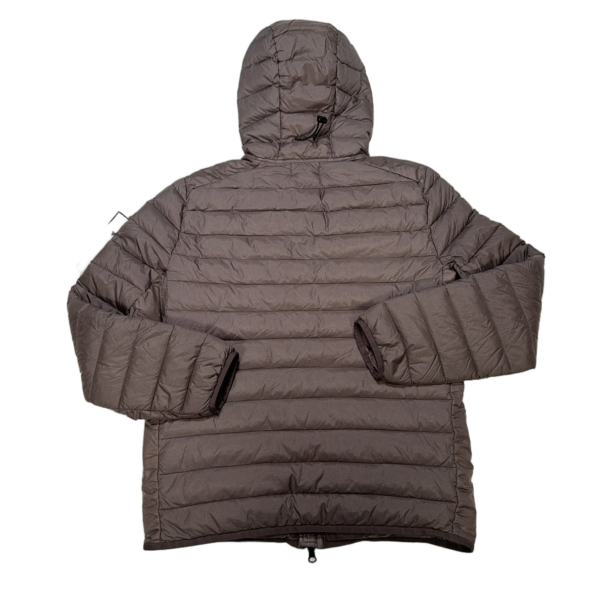 Stone Island Loom Woven Chambers With Hood Brown Coat