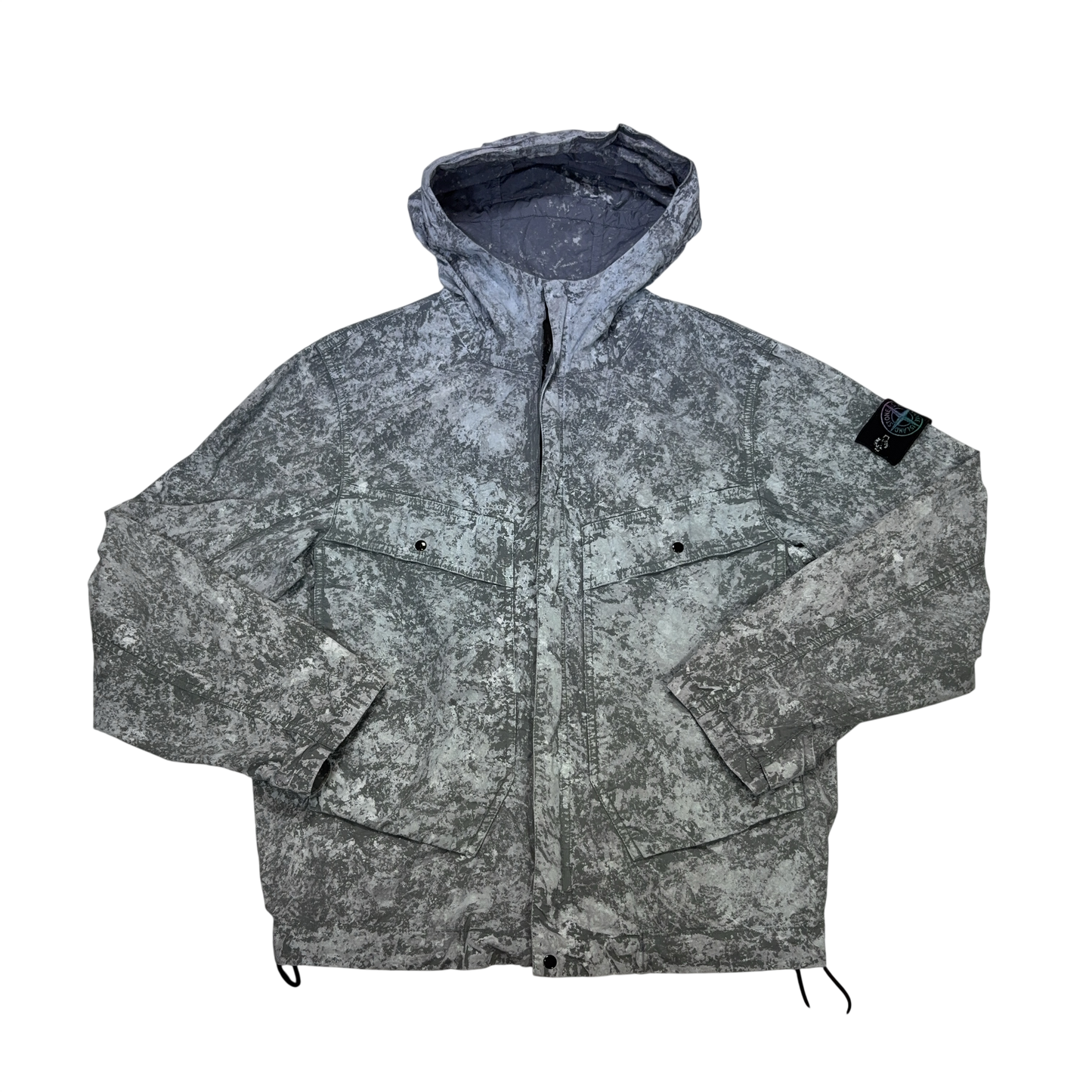 Stone Island X Lorenzo Grey Hooded Jacket
