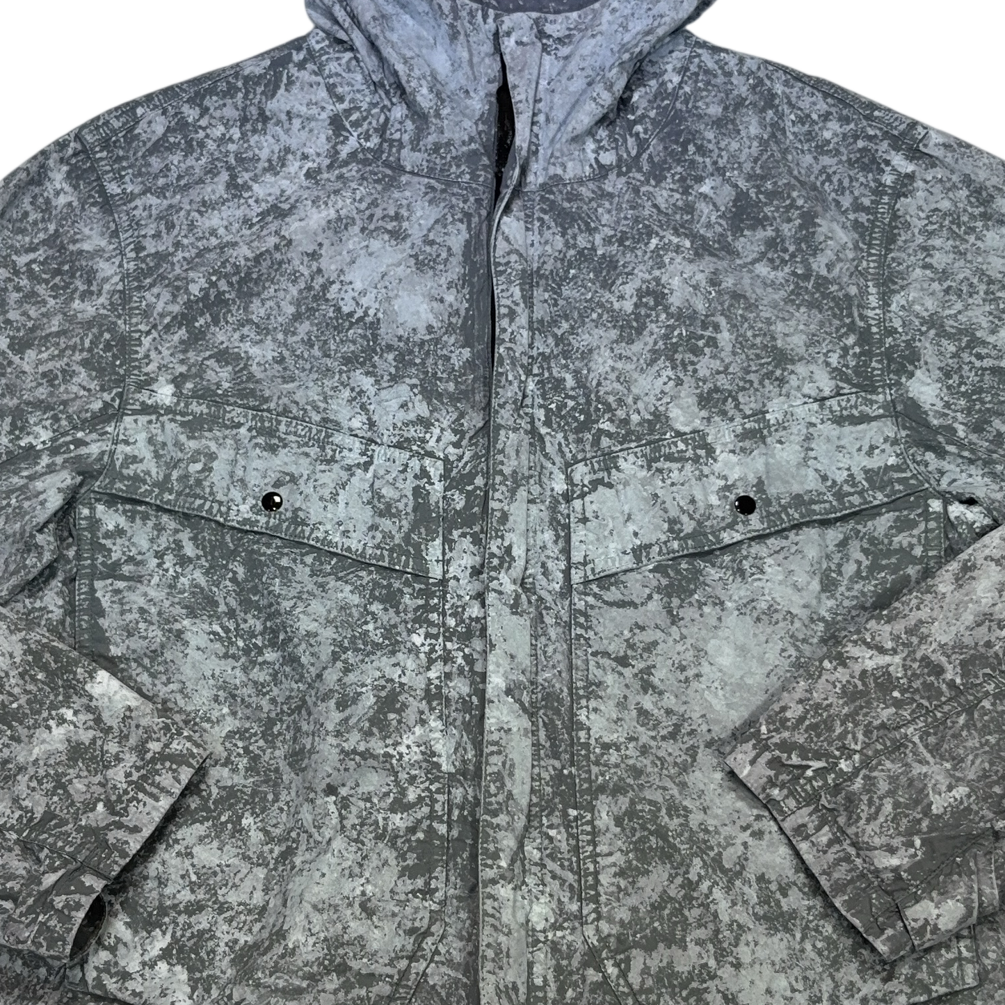 Stone Island X Lorenzo Grey Hooded Jacket