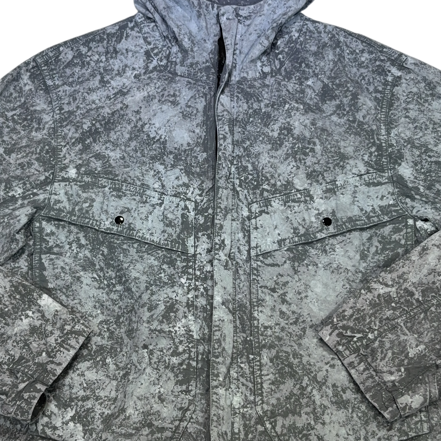 Stone Island X Lorenzo Grey Hooded Jacket