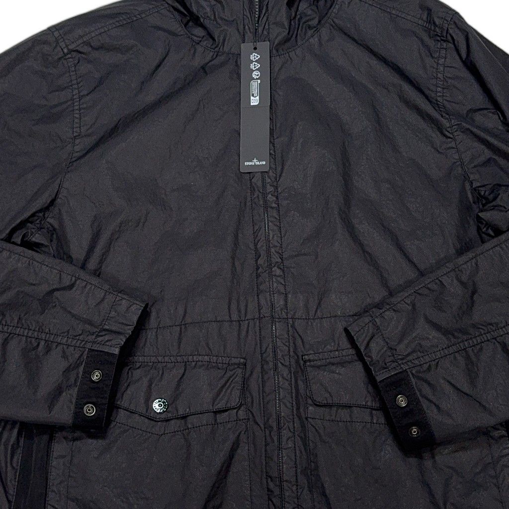Stone Island Membrana 3L- TC Lightweight Hooded Jacket – Black