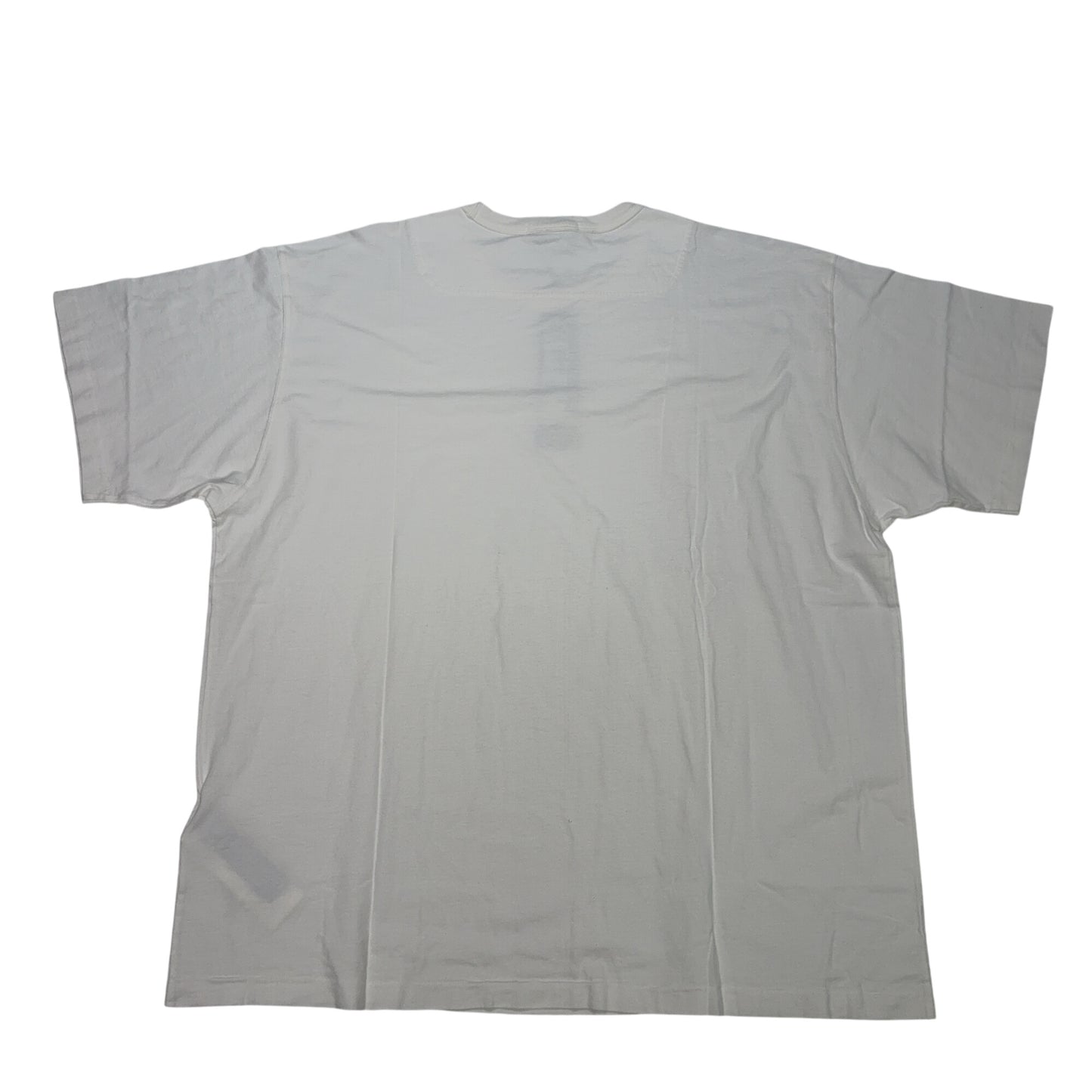 Stone Island Embroidered Logo White T-shirt