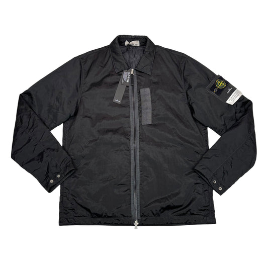 Stone Island Black in Econyl Regenerated Nylon with Primaloft-TC
