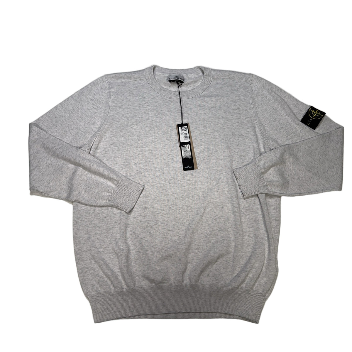 Stone Island Knitted Wool Grey Jumpers