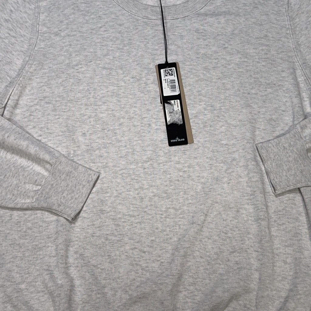 Stone Island Knitted Wool Grey Jumpers