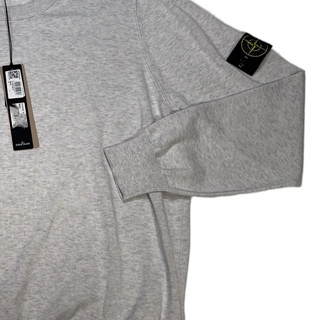 Stone Island Knitted Wool Grey Jumpers
