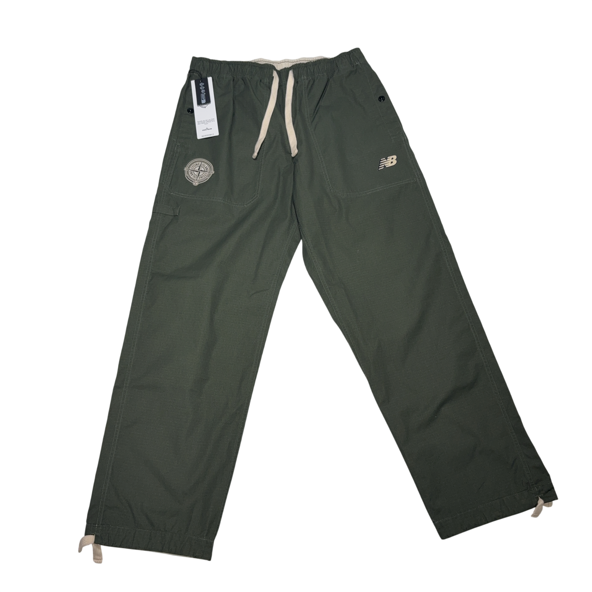 Stone Island X New Balance Green Trousers