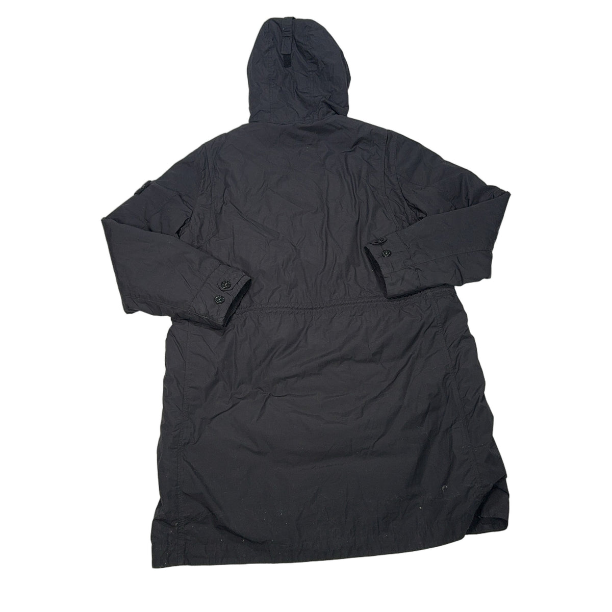 Stone Island Naslan Light Watro Hooded Long Parka – Black