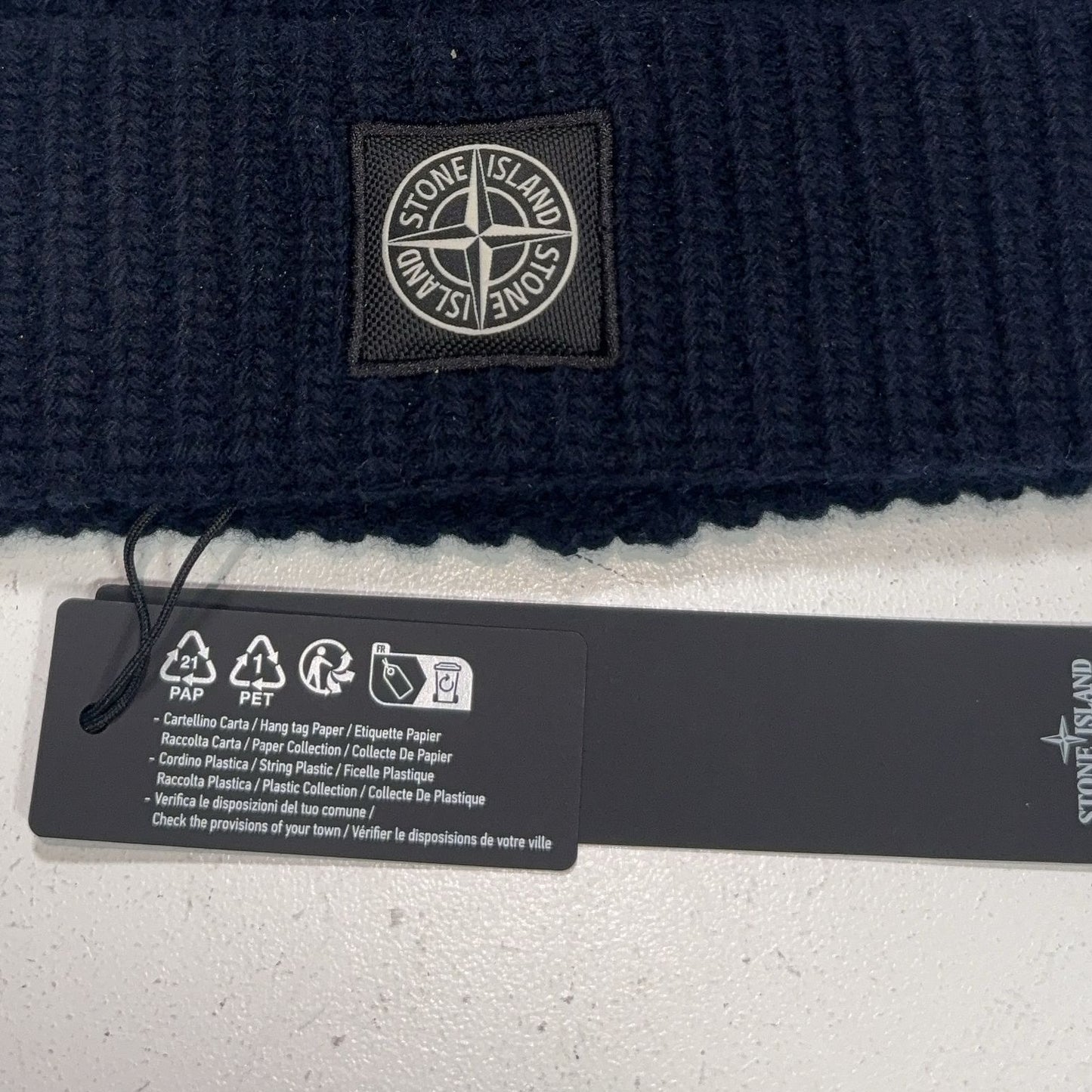 Stone Island Beanie Navy Accessories