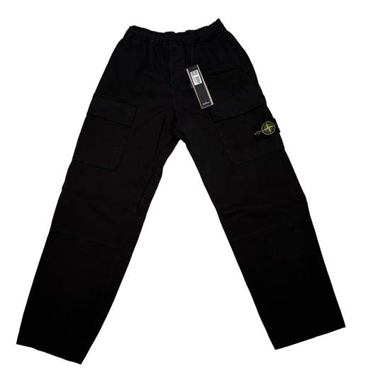 Stone Island Cargos Black Trousers