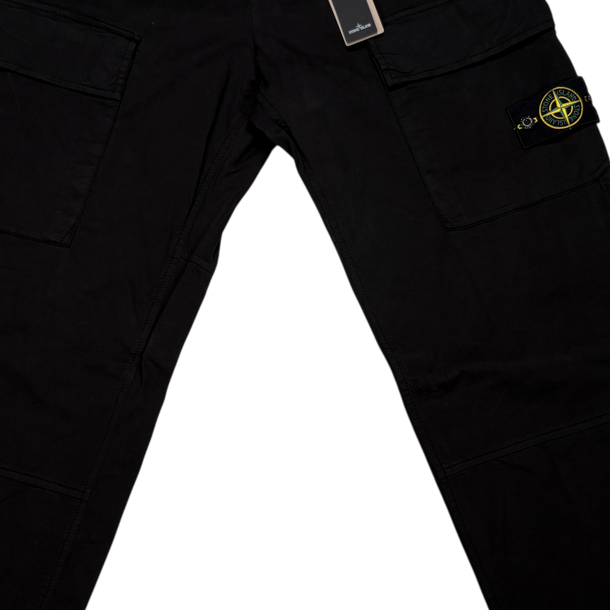 Stone Island Cargos Black Trousers