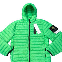 Load image into Gallery viewer, Stone Island Green Loom woven chambers R-nylon Coat
