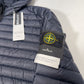 Stone Island Loom Woven Chambers Hooded Quilted Puffer Jacket – Navy
