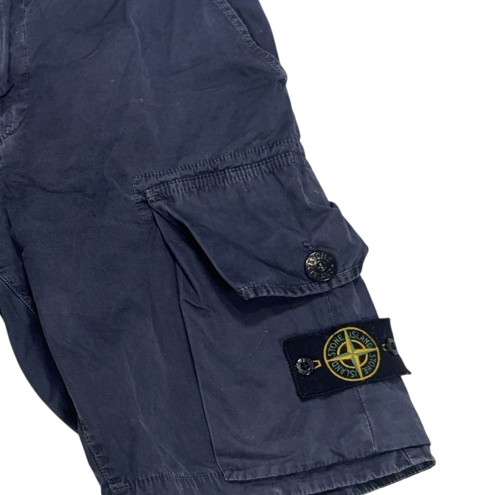 Stone Island Cargo Navy Shorts
