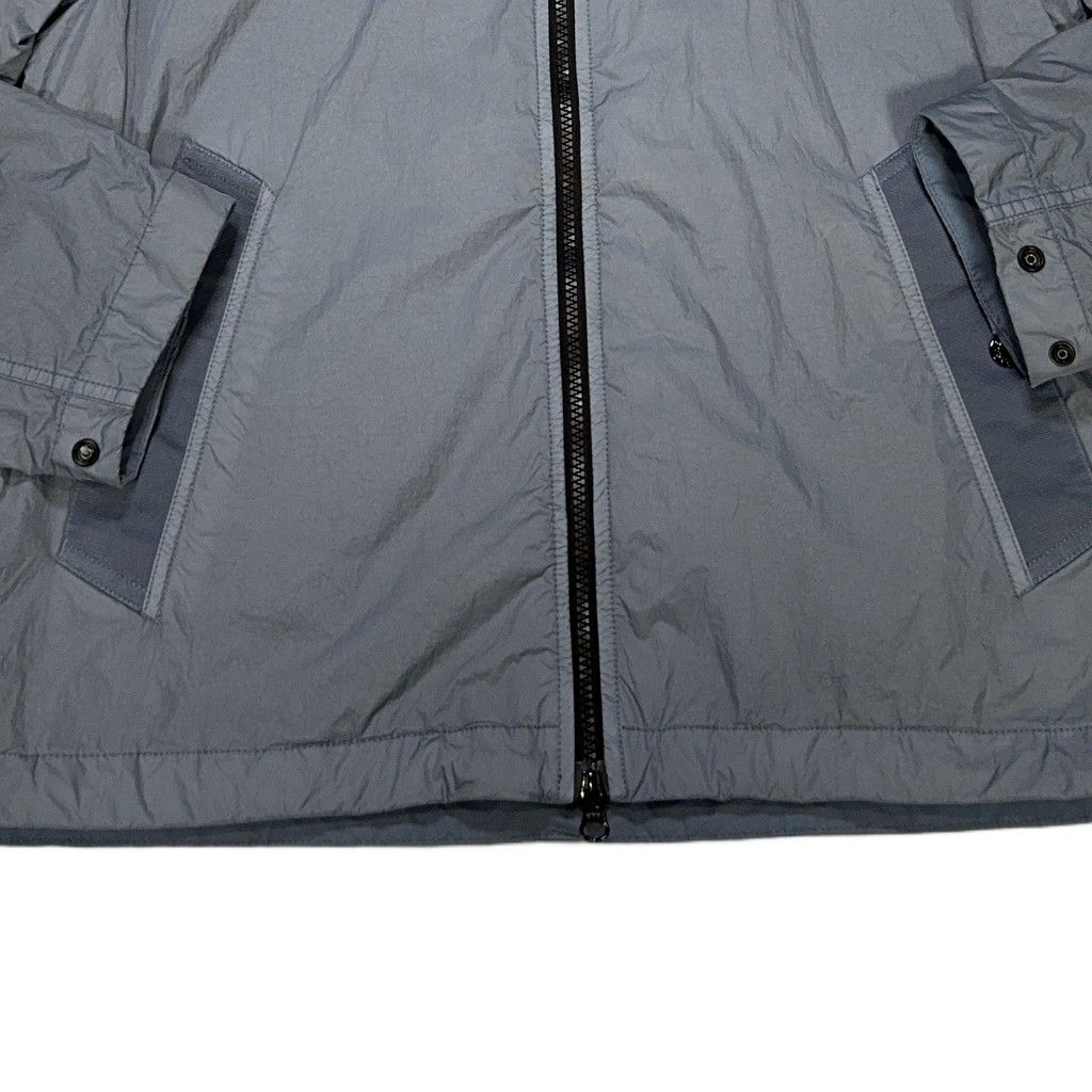 Stone Island Garment Dyed Crinkle Reps NY Hooded Jacket – Blue
