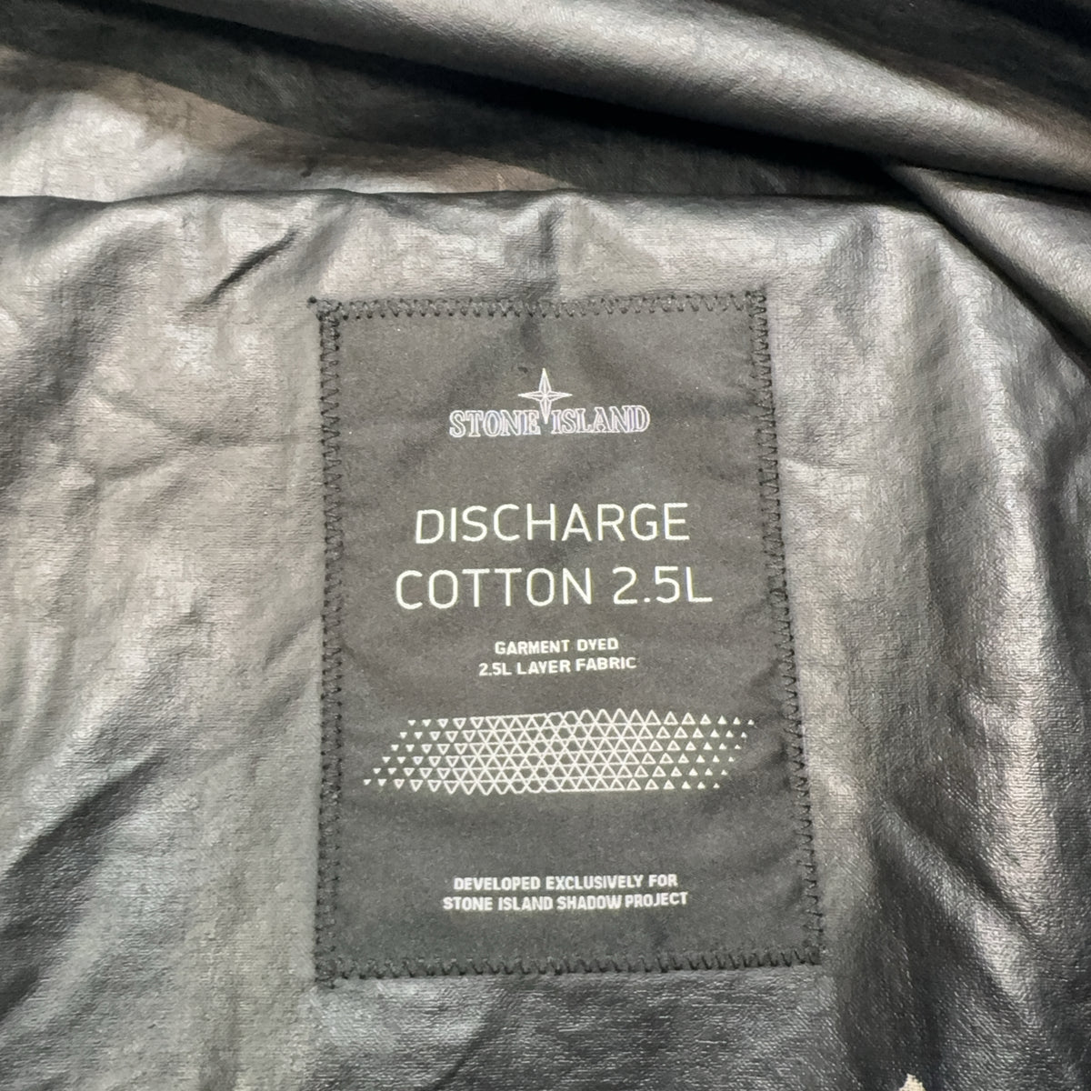 Stone Island Discharge Cotton 2.5L Shadow Grey Jacket