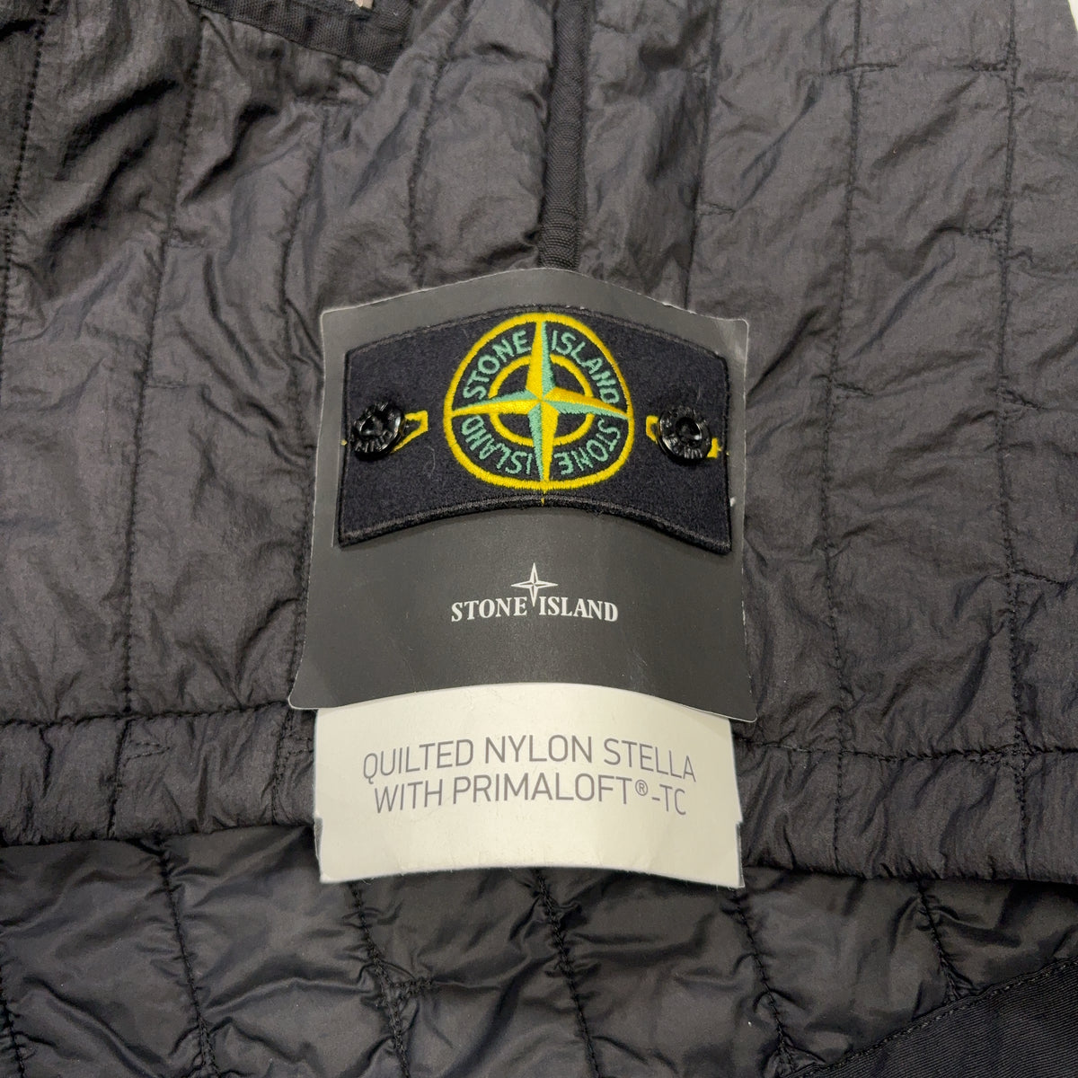 Stone Island Quilted Nylon Stella With Primaloft - TC Black Gilet