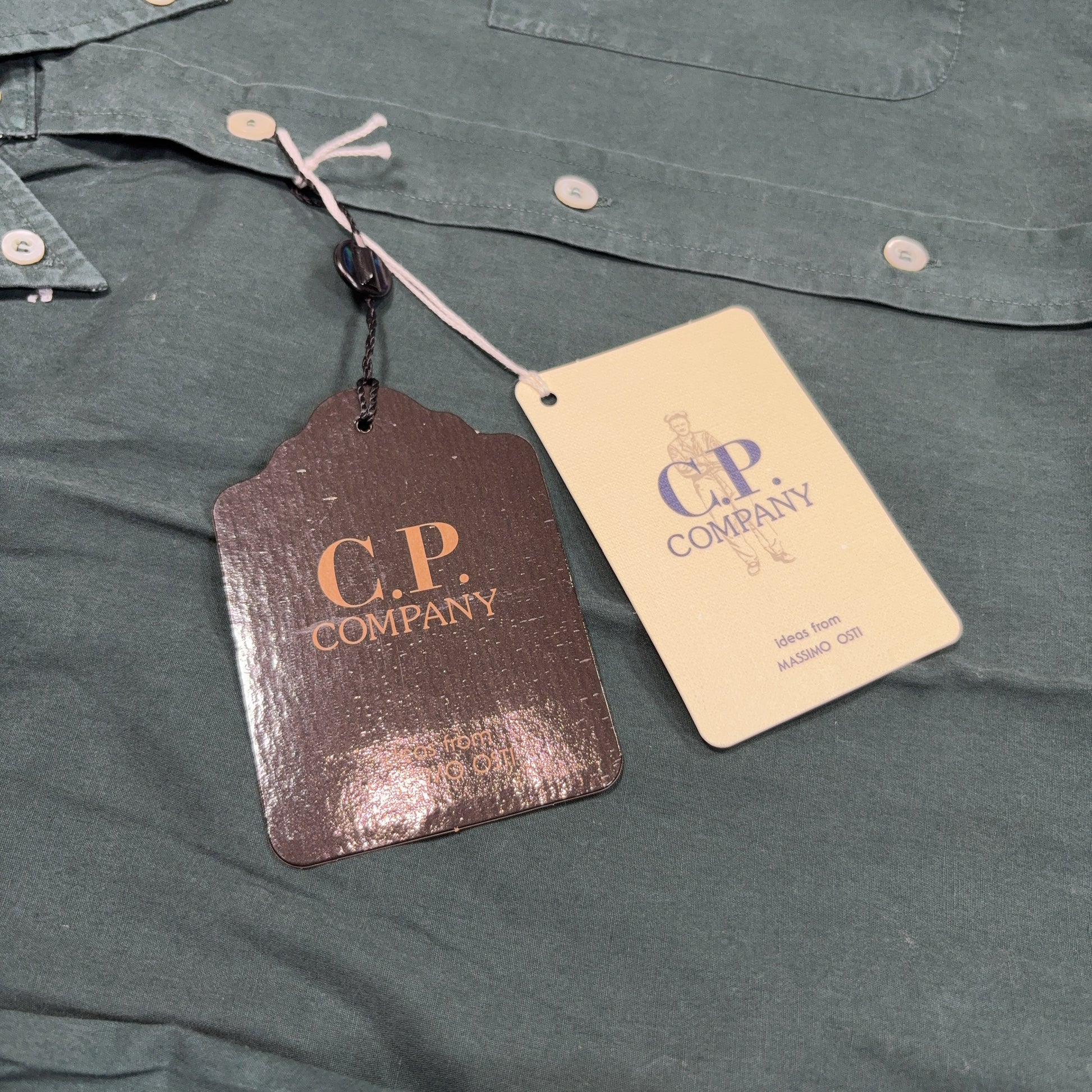 Chinese Cp Company 1992 Shirt Green Tops