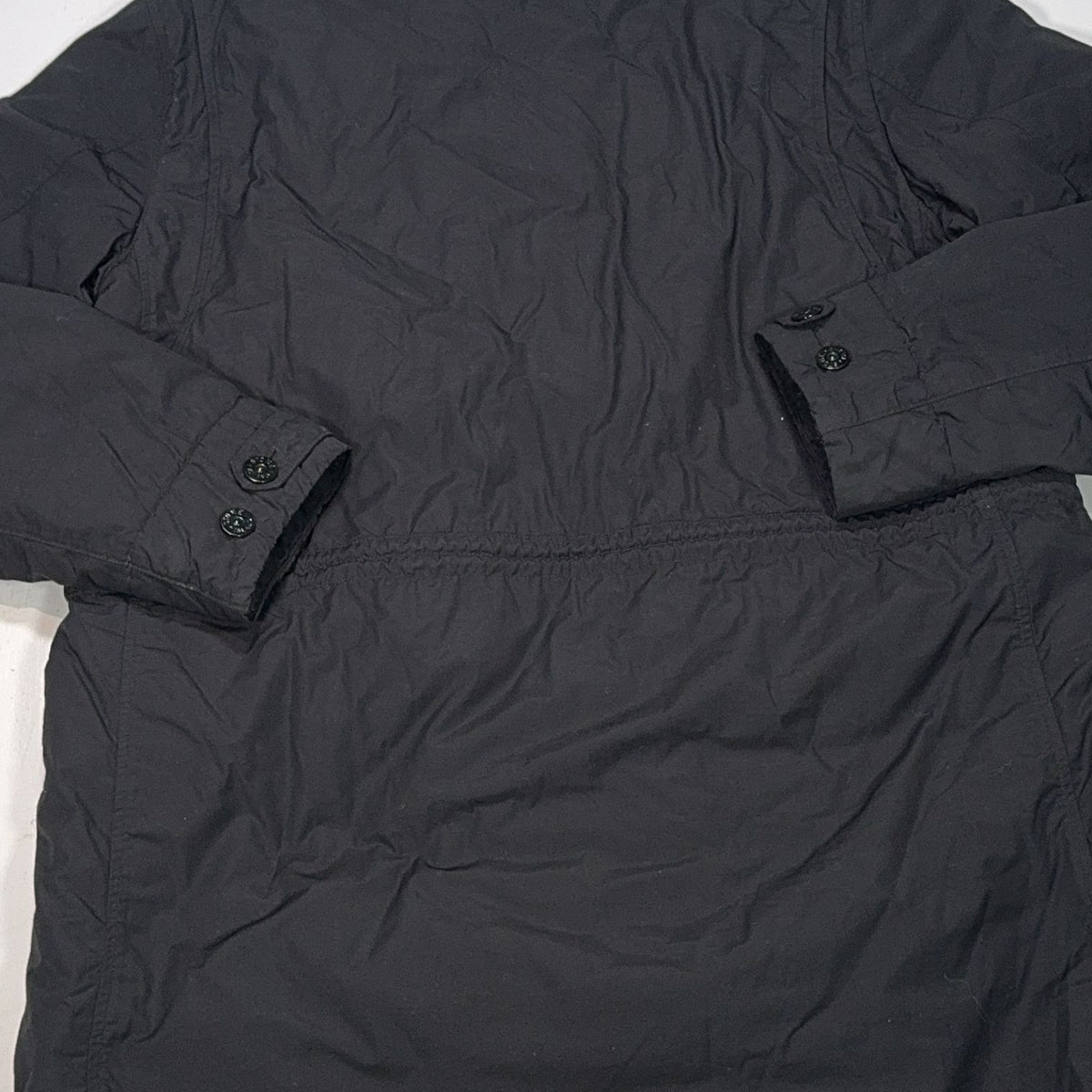 Stone Island Naslan Light Watro Hooded Long Parka – Black