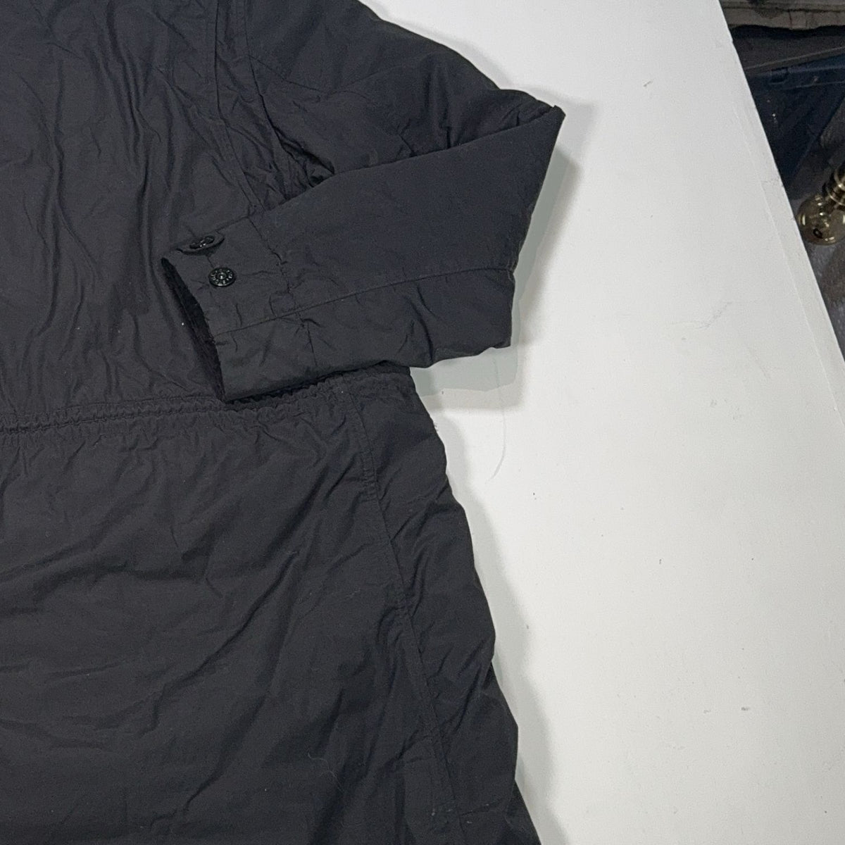 Stone Island Naslan Light Watro Hooded Long Parka – Black