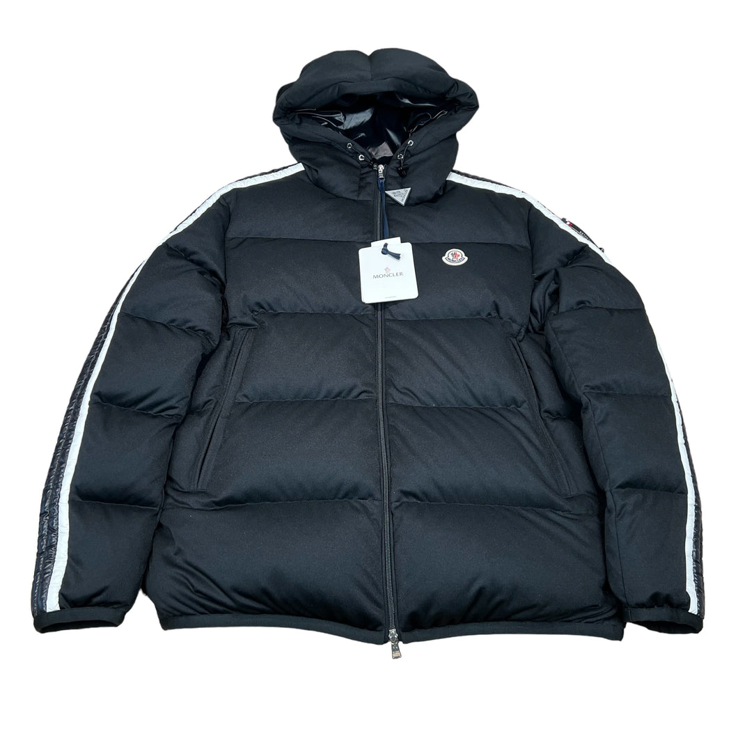 Moncler Black Sanbesan Down Feather Padded Puffer Coat