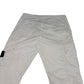Stone Island White Compass-Patch Brushed Cotton Cargo Trousers