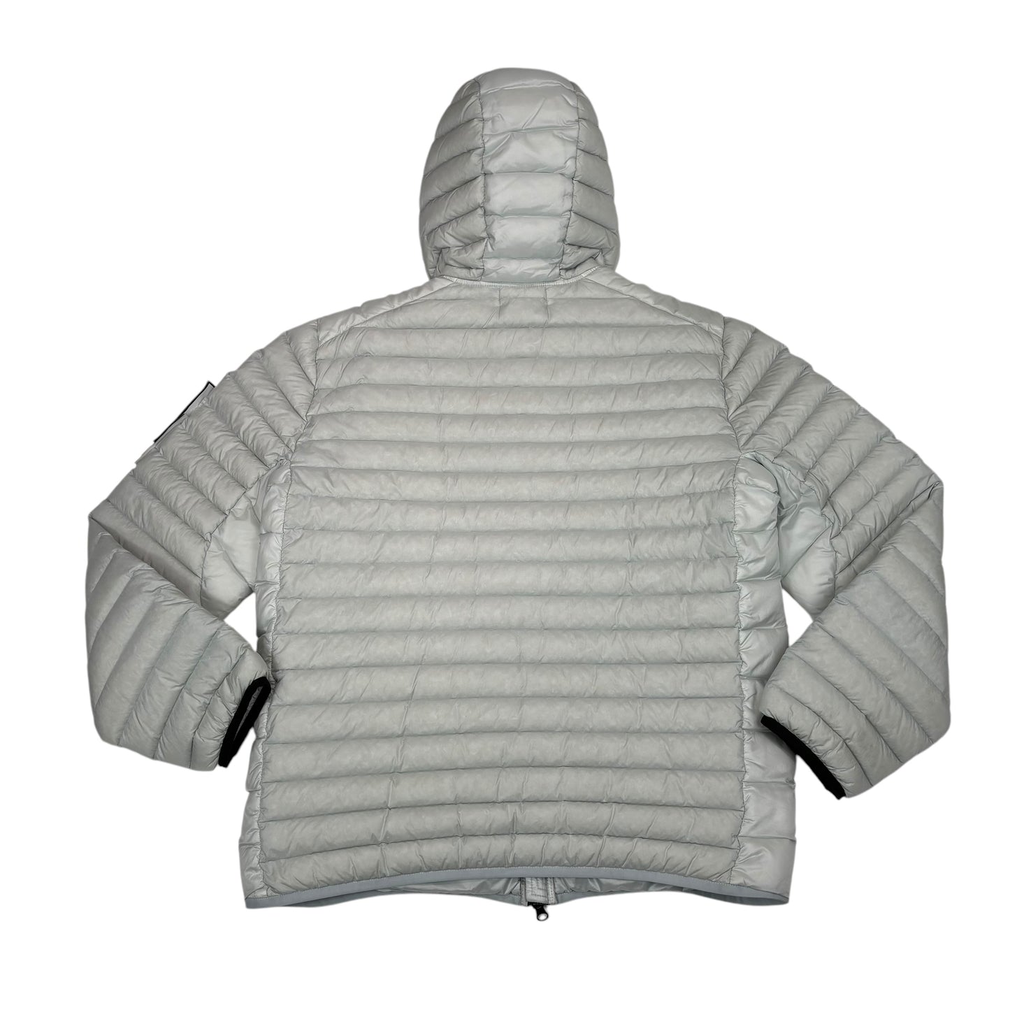 Stone Island Ice Blue Loom Woven Chambers R-Nylon Down-TC Compass Patch Jacket