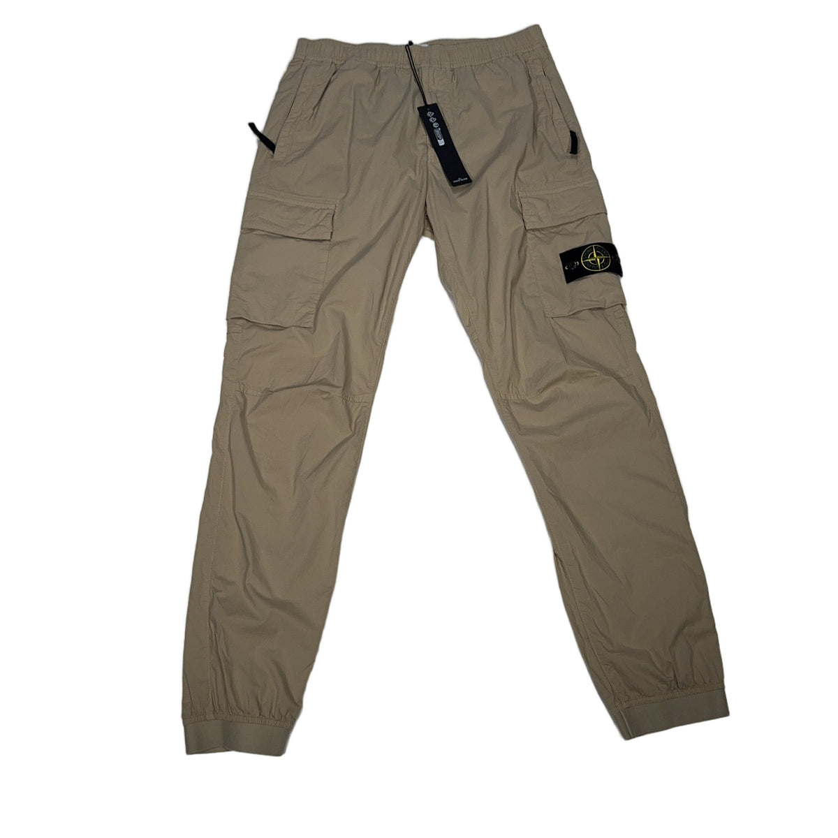 Stone Island Cuffed Cargo Trousers – Beige