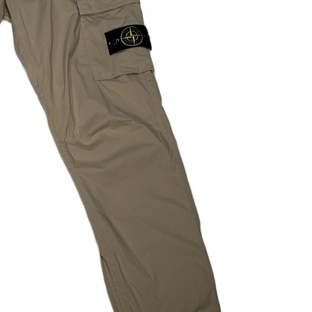 Stone Island Cuffed Cargo Trousers – Beige