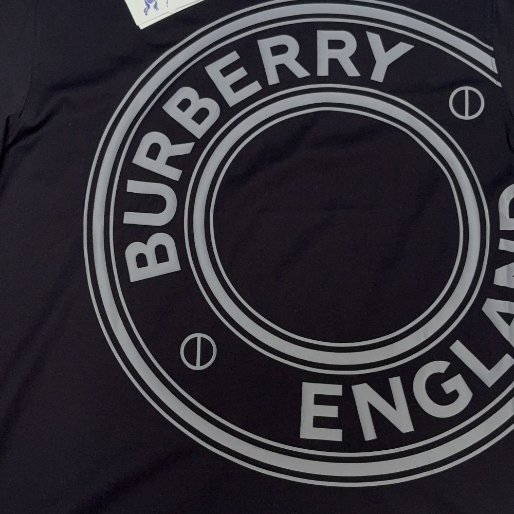 Burberry Front Checkered Black T-shirt