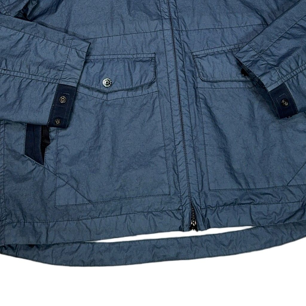 Stone Island Membrana 3L TC Hooded Shell Jacket – Blue