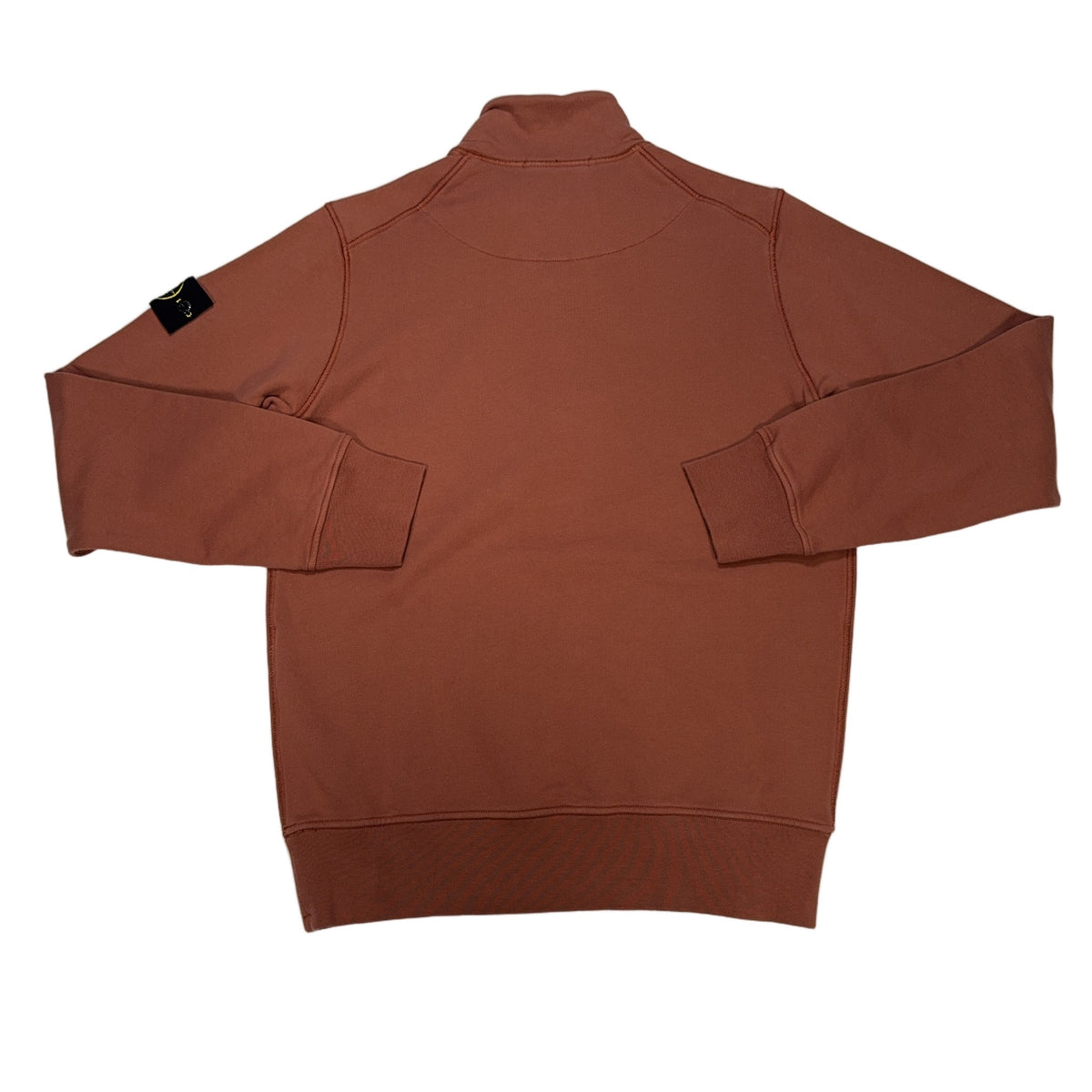 Stone Island Quarter-Zip Sweatshirt – Brown