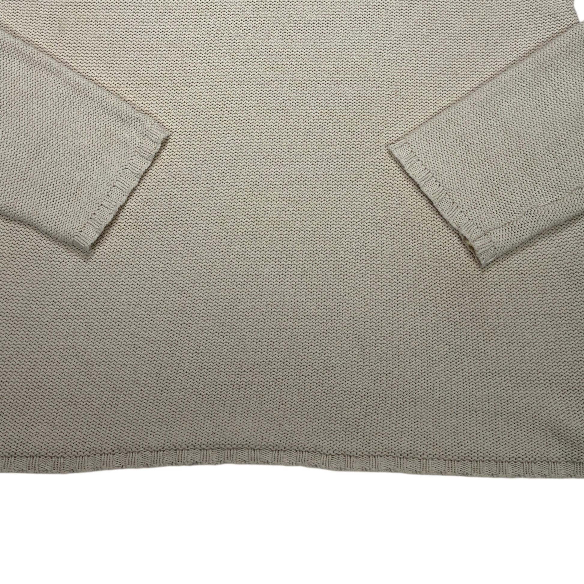 Stone Island Knit Green Edge Beige Jumpers