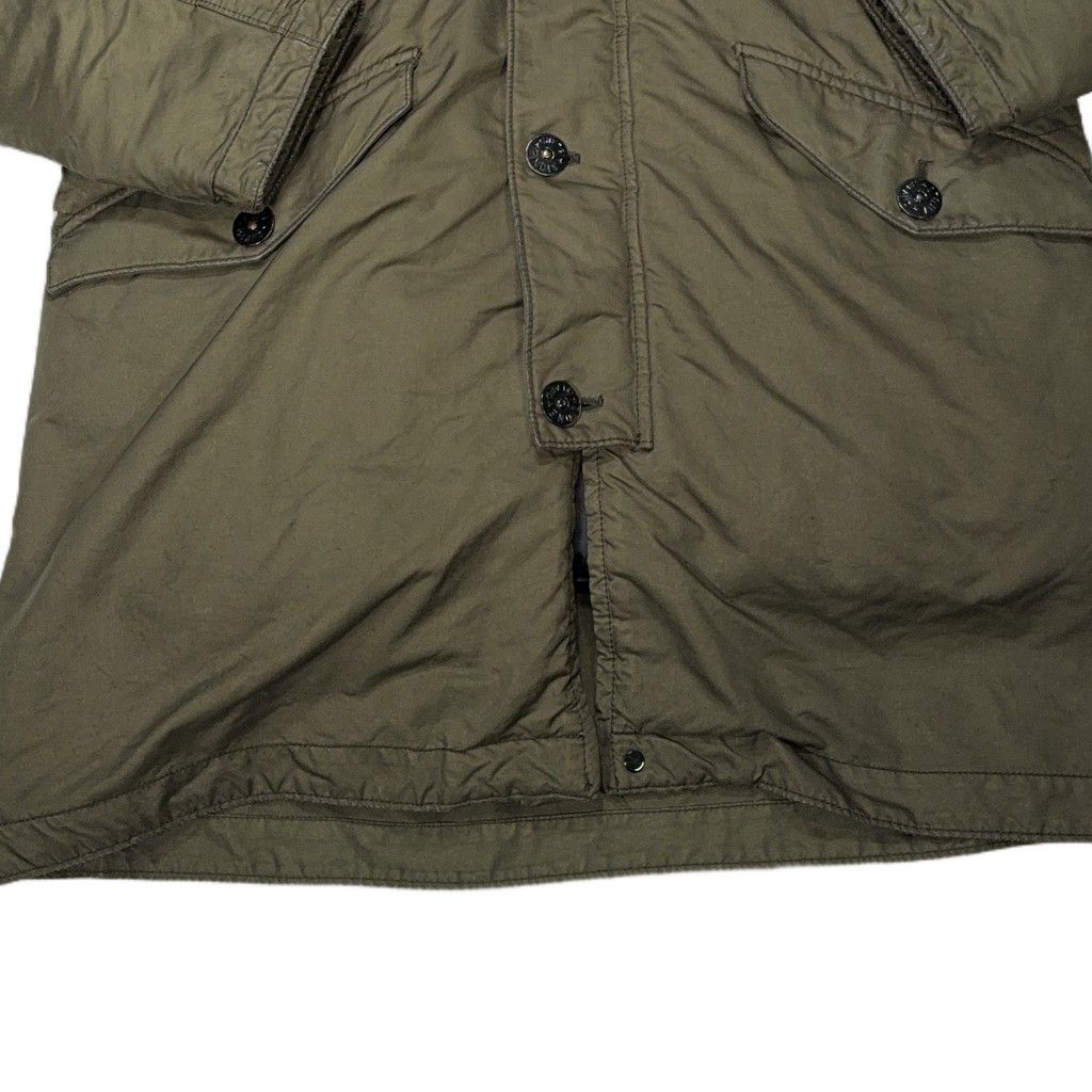 Stone Island Fleece-Lined David TC Hooded Parka – Green