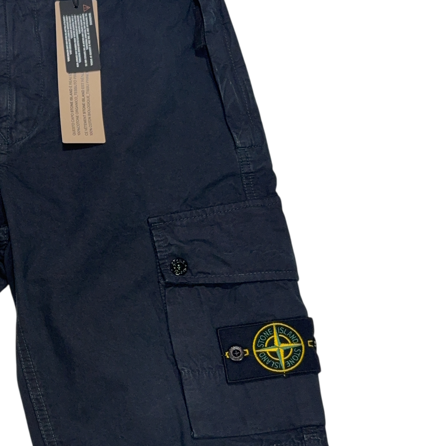 Stone Island Navy Shorts
