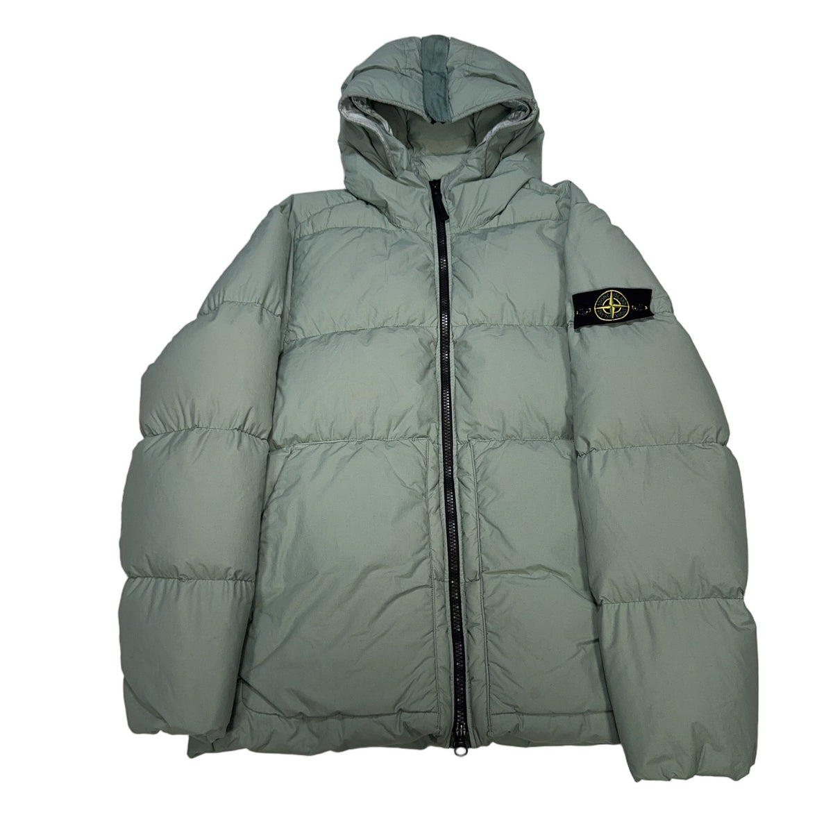 Stone Island Naslan Light Watro Down-TC Hooded Jacket – Green