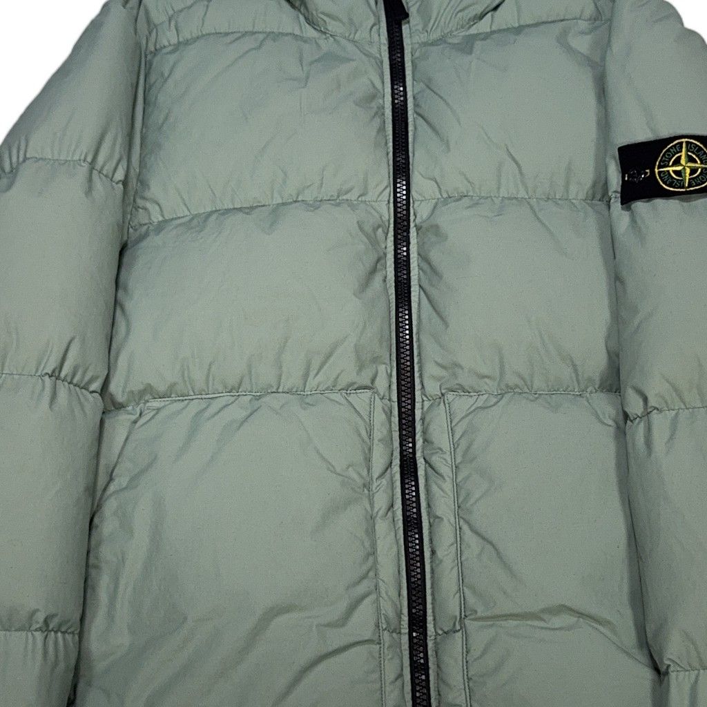 Stone Island Naslan Light Watro Down-TC Hooded Jacket – Green
