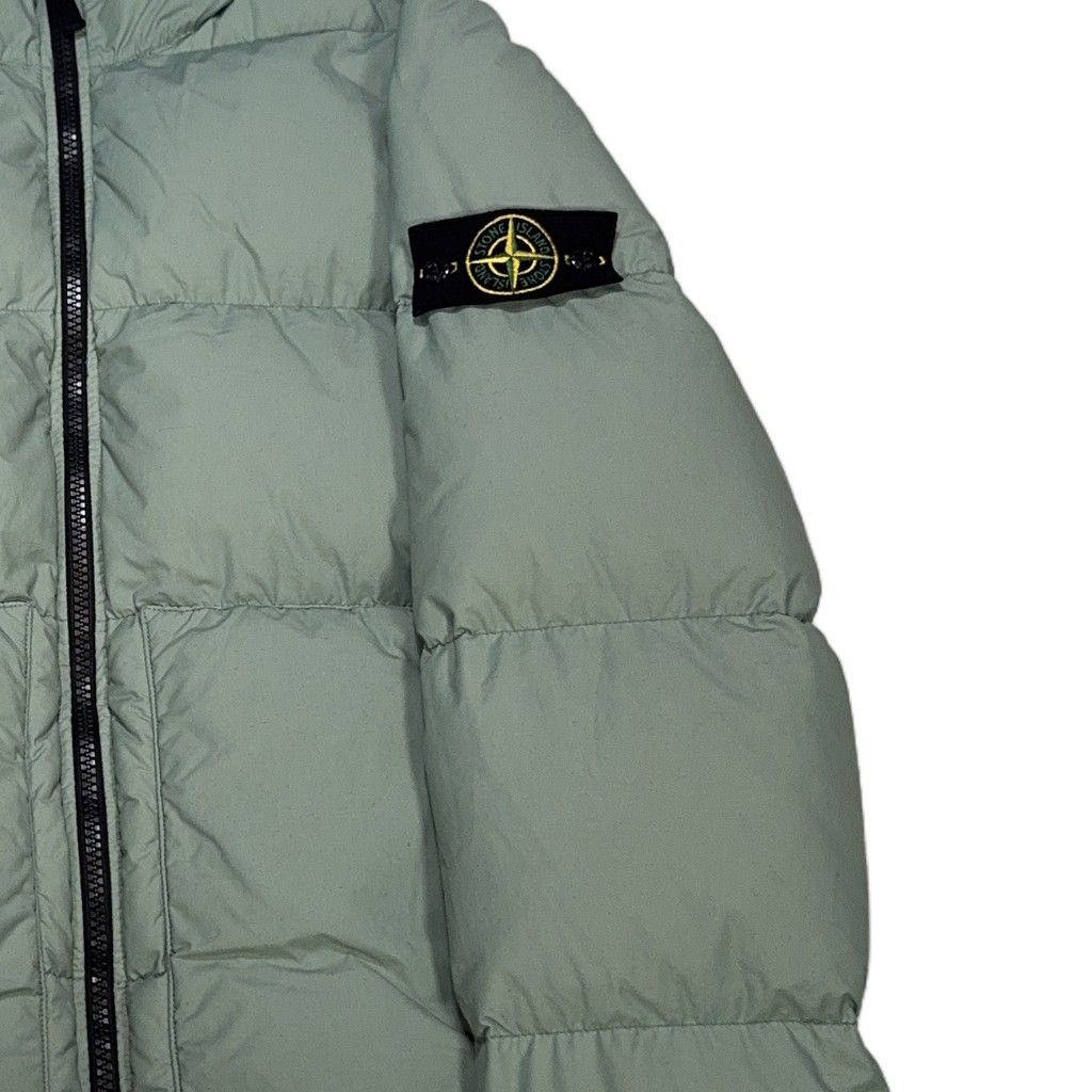 Stone Island Naslan Light Watro Down-TC Hooded Jacket – Green
