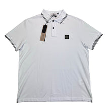Load image into Gallery viewer, Stone Island White Patch Logo Polo Shirt

