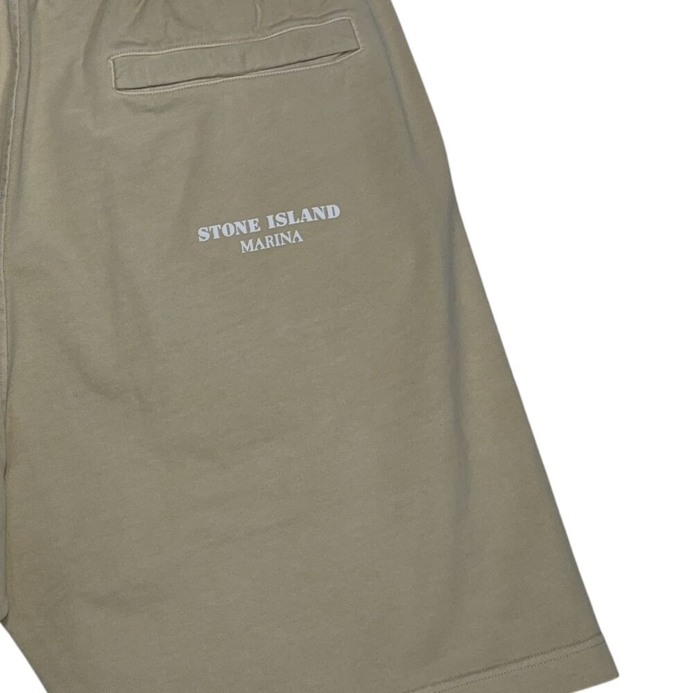 Stone Island Marina Jogger Beige Shorts