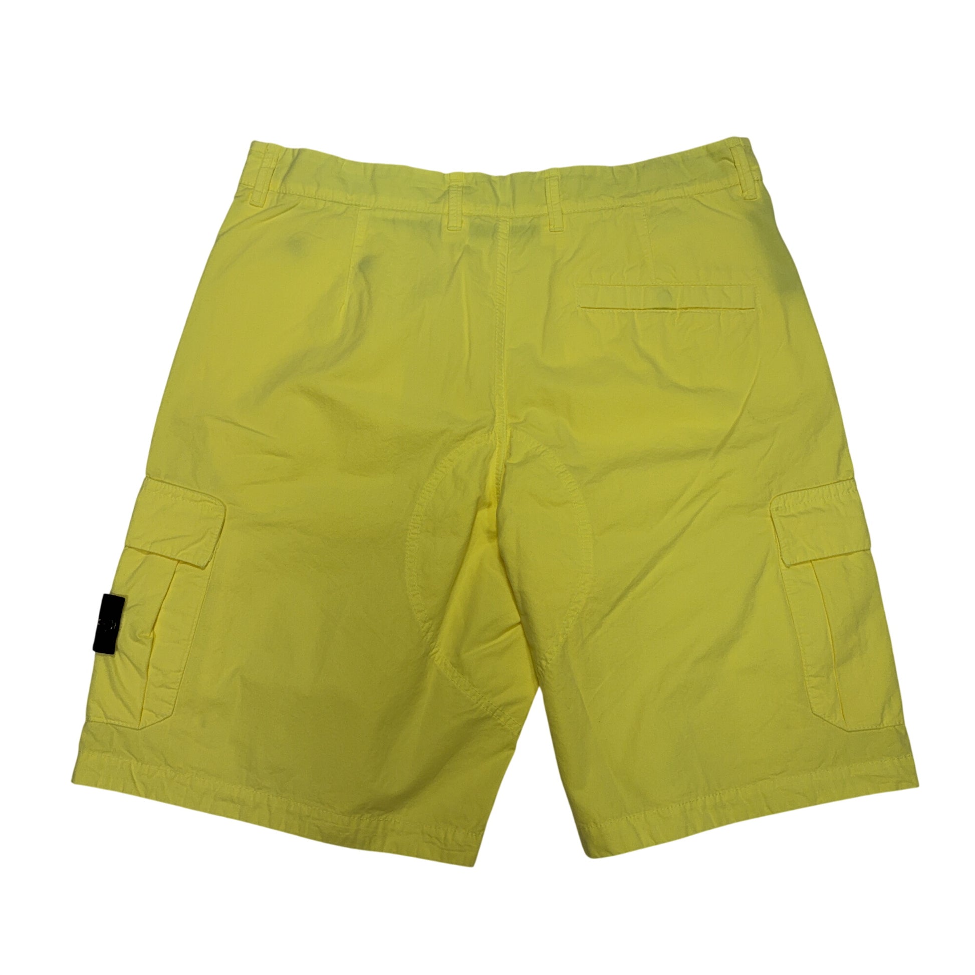 Stone Island Cargo Yellow Shorts