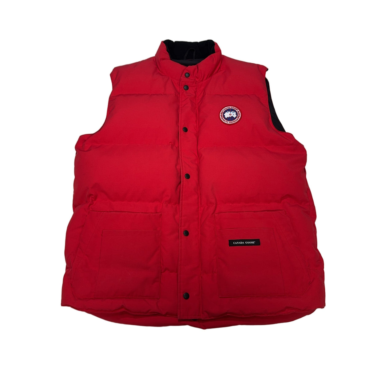 Canada Goose Quilted Down Gilet – Red