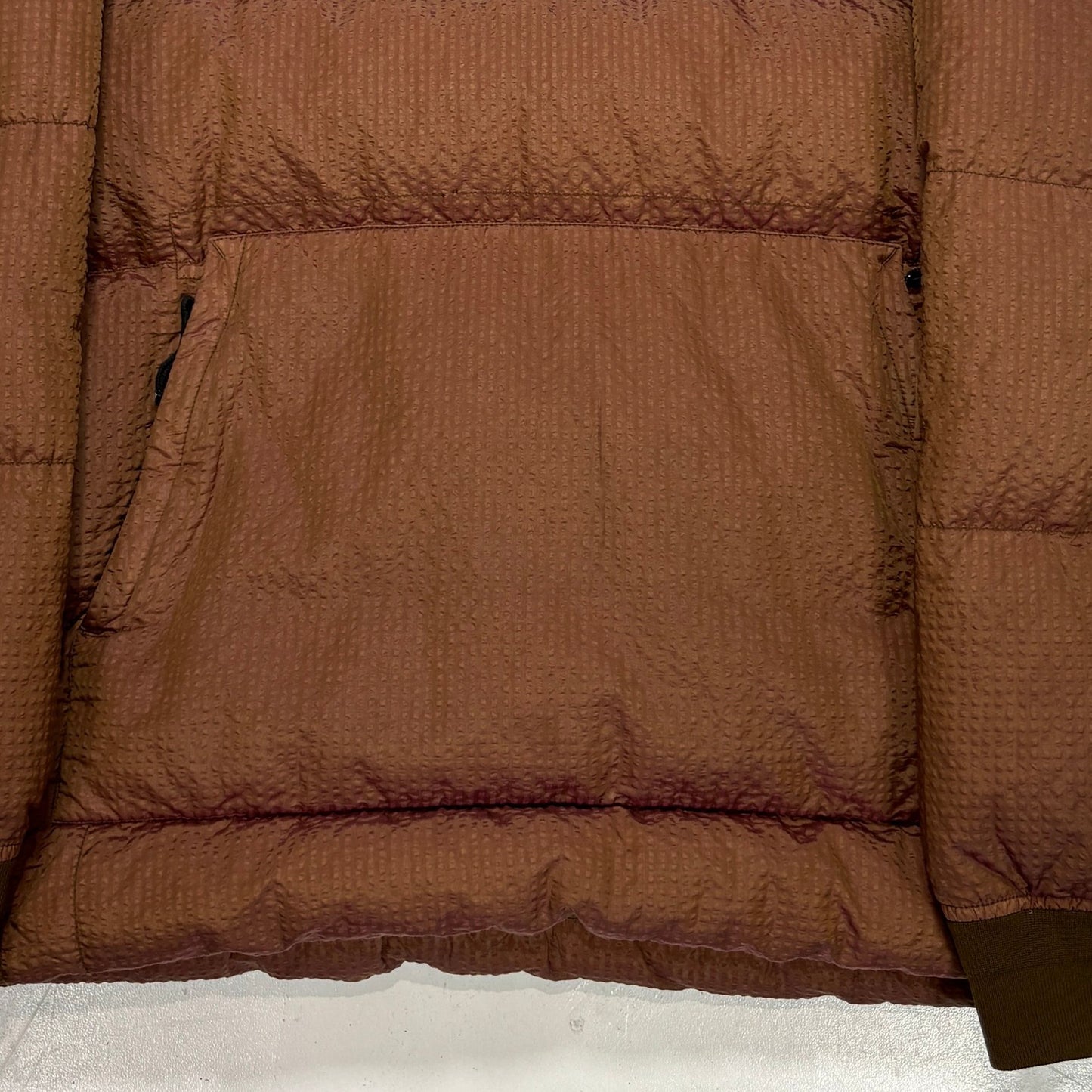 Stone Island Poly - Colour Frame Down-TC Brown Puffer Jacket