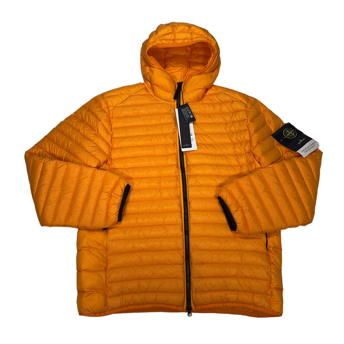 Stone Island Loom Woven Chambers R-Nylon Down-TC Hooded Jacket – Orange